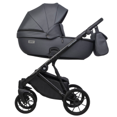 Коляска 3 в 1 Riko Basic Montana Ecco 24 Graphite