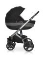Коляска 3 в 1 Riko Bruno Silver 31 черный