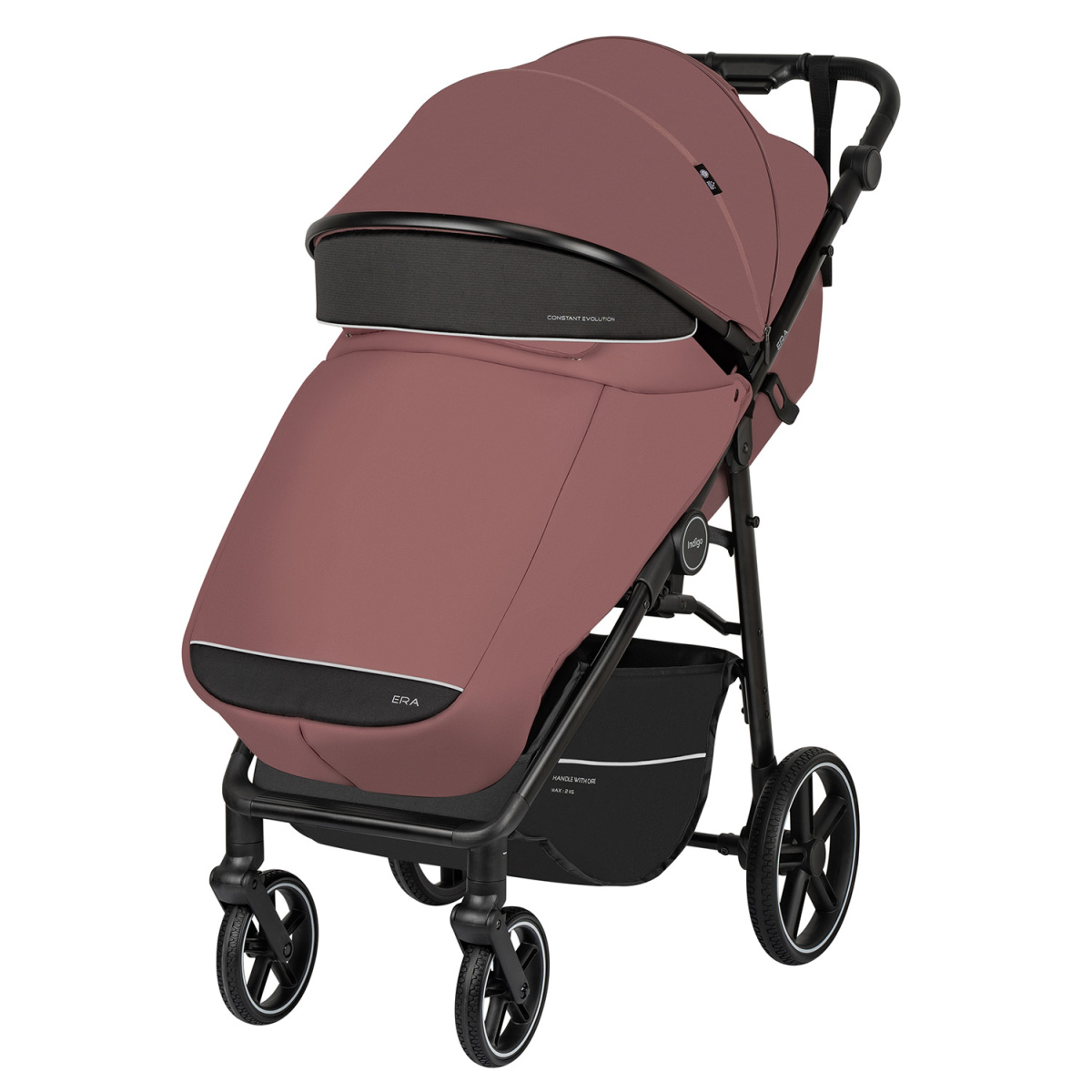 Коляска прогулочная Indigo ERA розовый