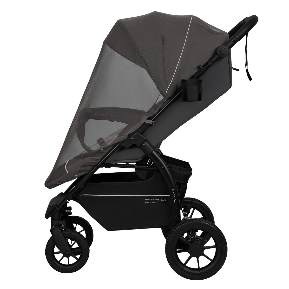 Коляска прогулочная Indigo EPICA SL, темно-серый