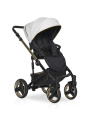 Коляска 2 в 1 Riko Basic Ozon Premium 33 белый-золотой