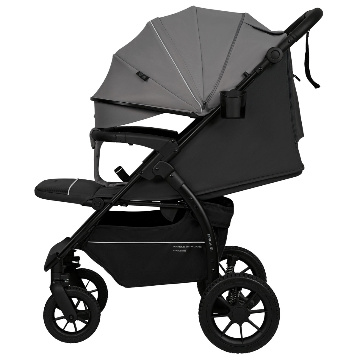 Коляска прогулочная Indigo EPICA SL, светло-серый