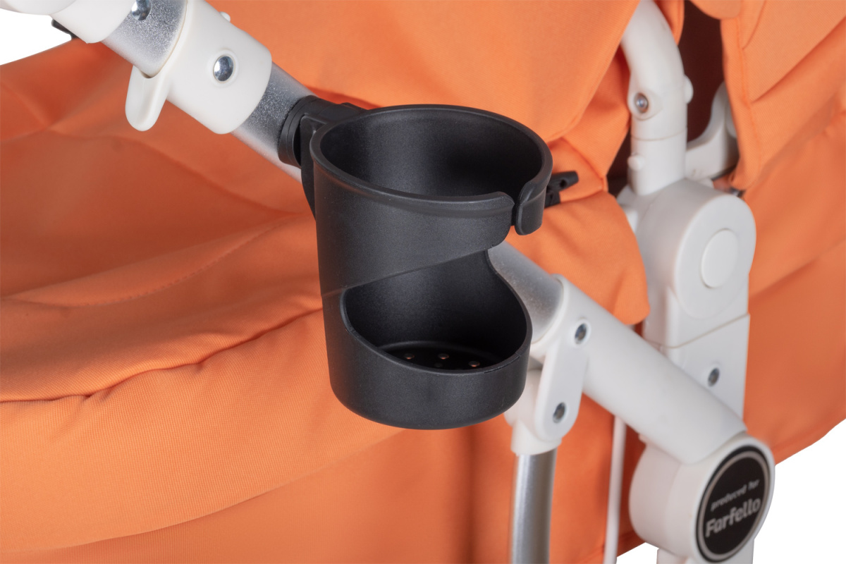 Коляска трансформер Farfello Aimile Original New Pearl (Коралловая Роза NDP-6)