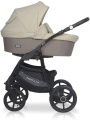 Коляска 3 в 1 Riko Basic Bella 06 серо-бежевый