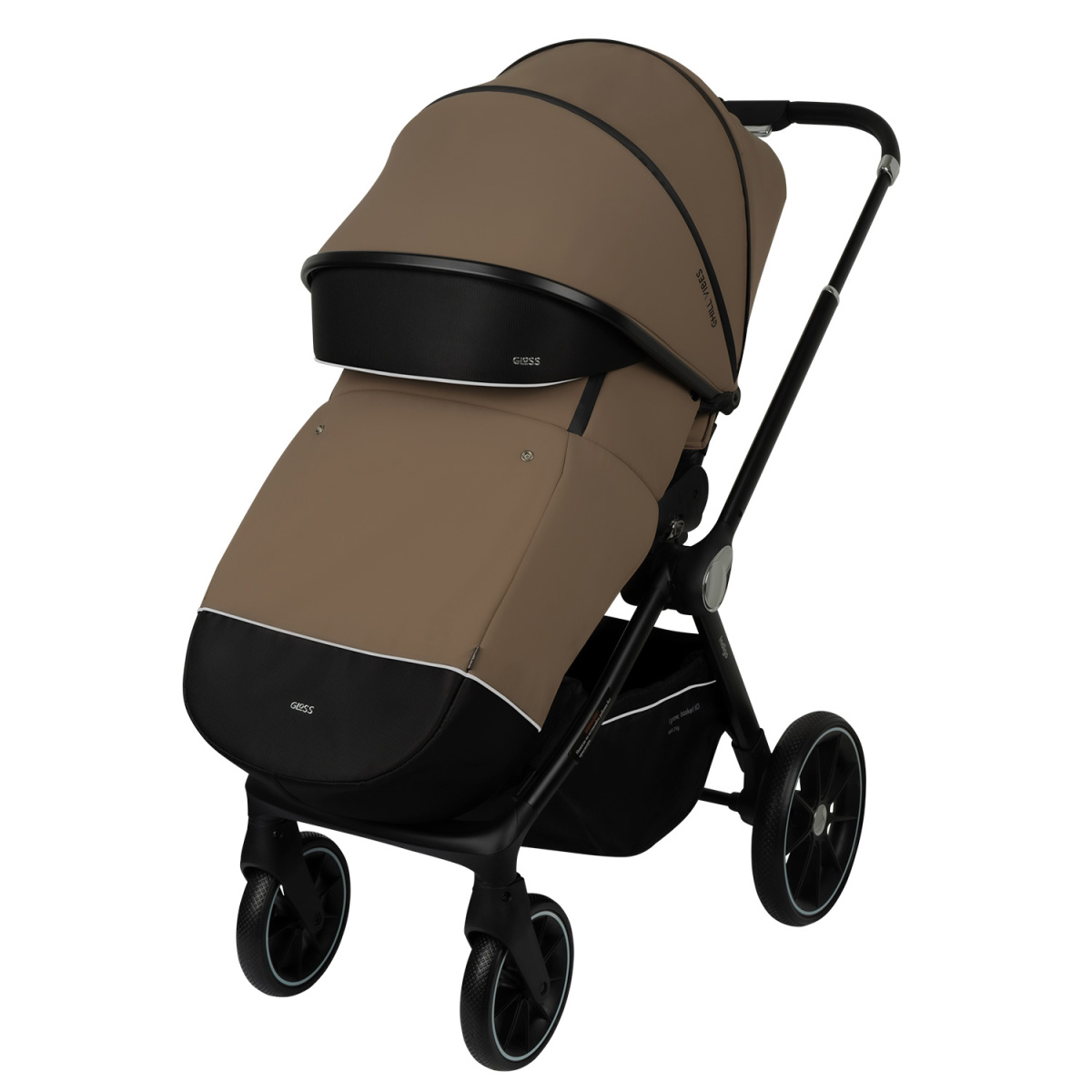 Коляска прогулочная Indigo GLOSS темно-бежевый