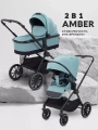 Коляска 2 в 1 Mowbaby Amber Mint