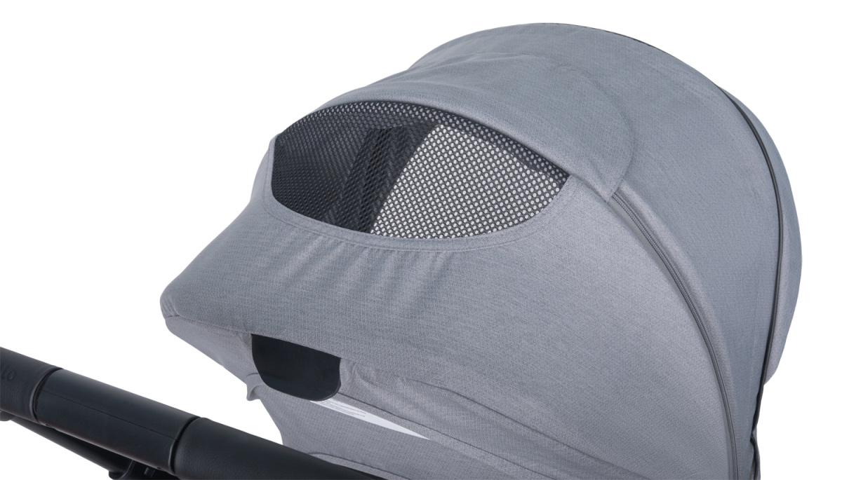 Коляска модульная 2в1 Farfello Baby shell BBS (BBS-19 Light grey/Светло серый/черная рама)