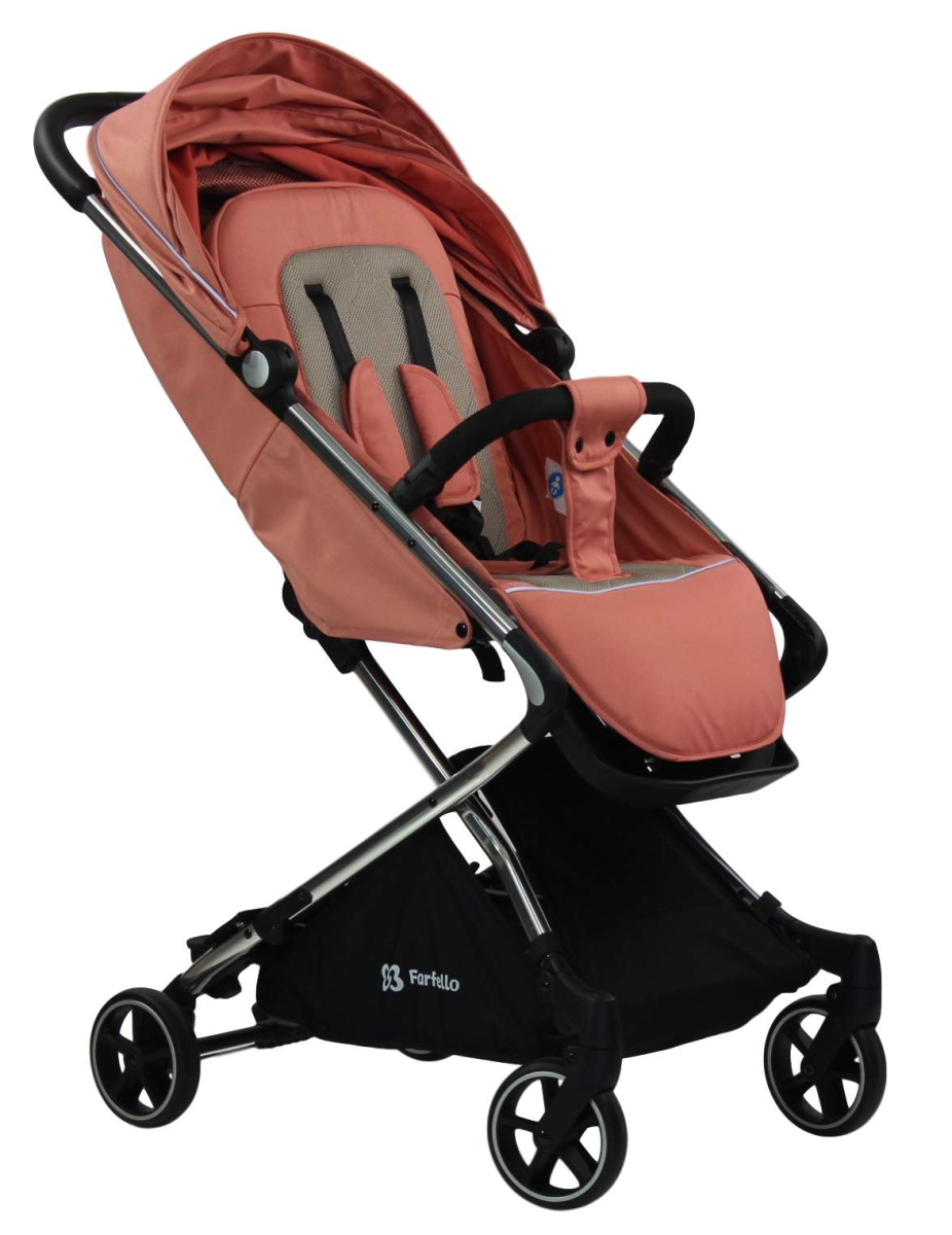 Коляска детская прогулочная Farfello Bliss  (Coral/ Коралловый)