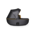 Коляска 2 в 1 Riko Basic Ozon Premium 34 чёрный-золотой