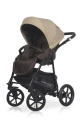 Коляска 3 в 1 Riko Basic Bella 07 бежево-коричневый