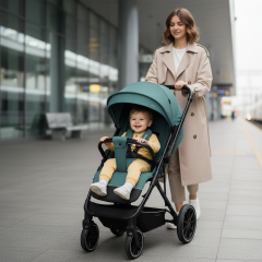 Коляска прогулочная Indigo Delta+ зеленый