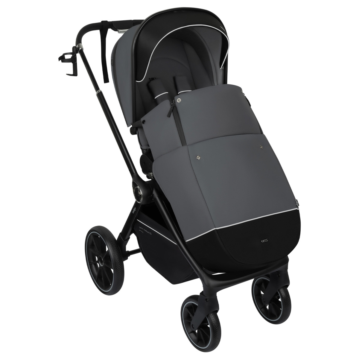 Коляска прогулочная Indigo GLOSS темно-серый