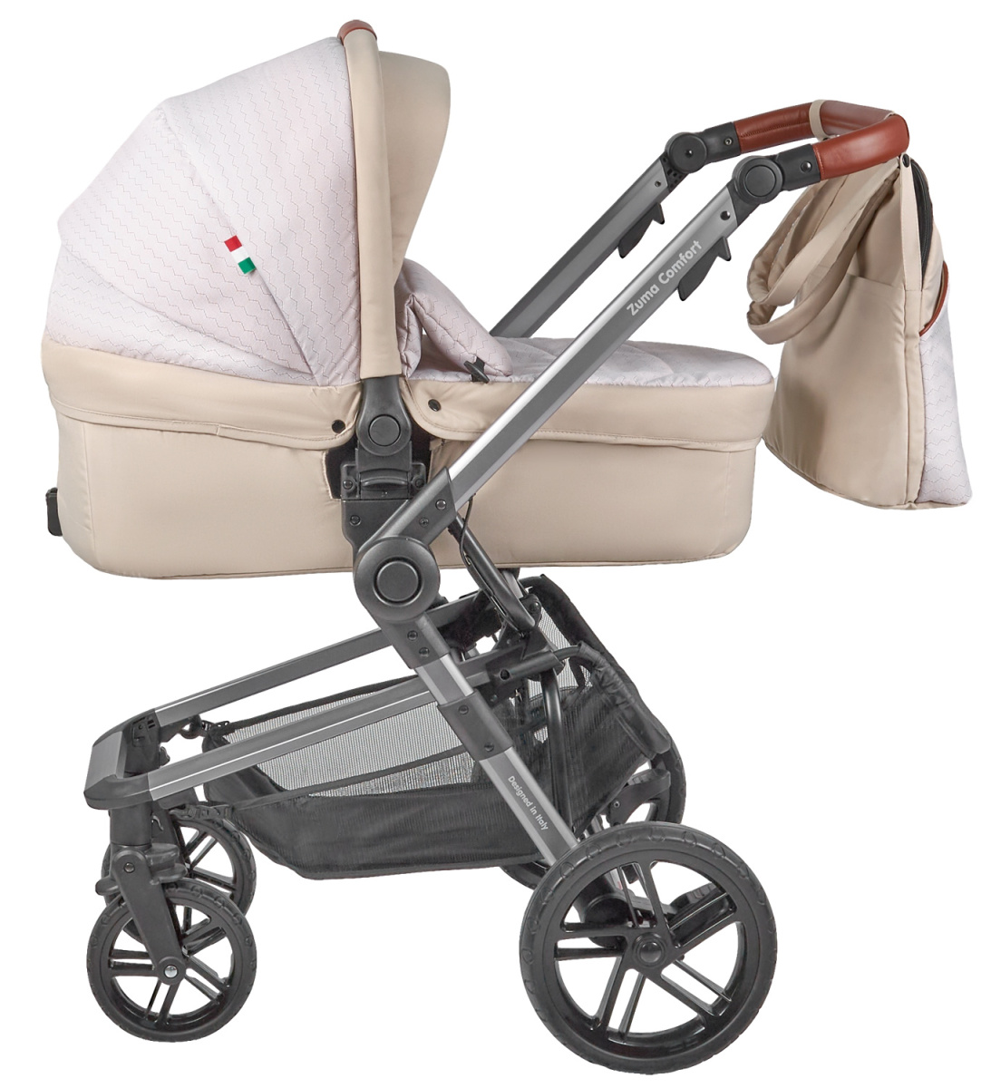 Коляска модульная 2 в 1 Farfello Zuma Duo Comfort (ZDC-13 Бежевый)