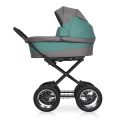 Коляска 2 в 1 Riko Basic Mario Classic 09 серо-зеленый