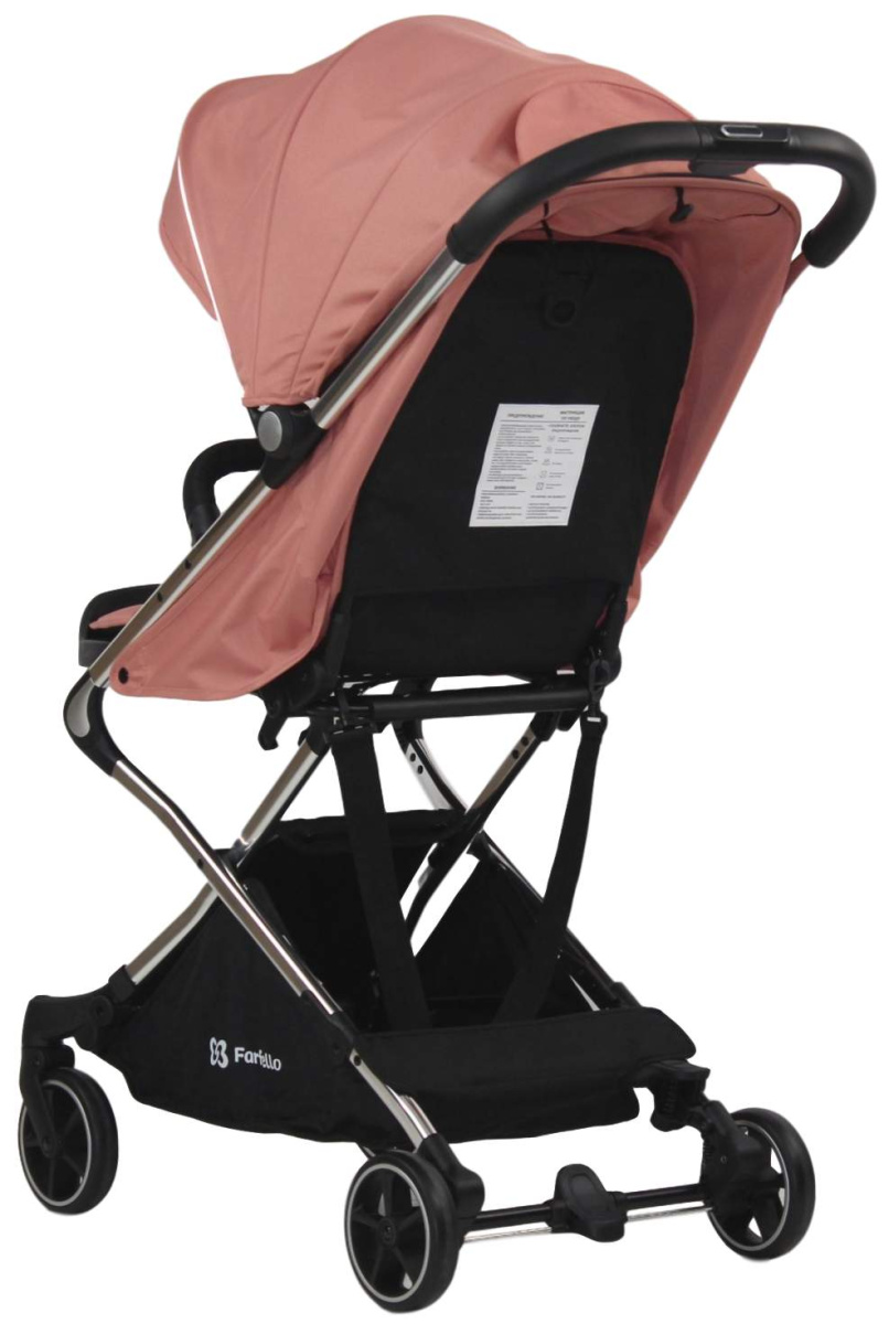 Коляска детская прогулочная Farfello Bliss  (Coral/ Коралловый)