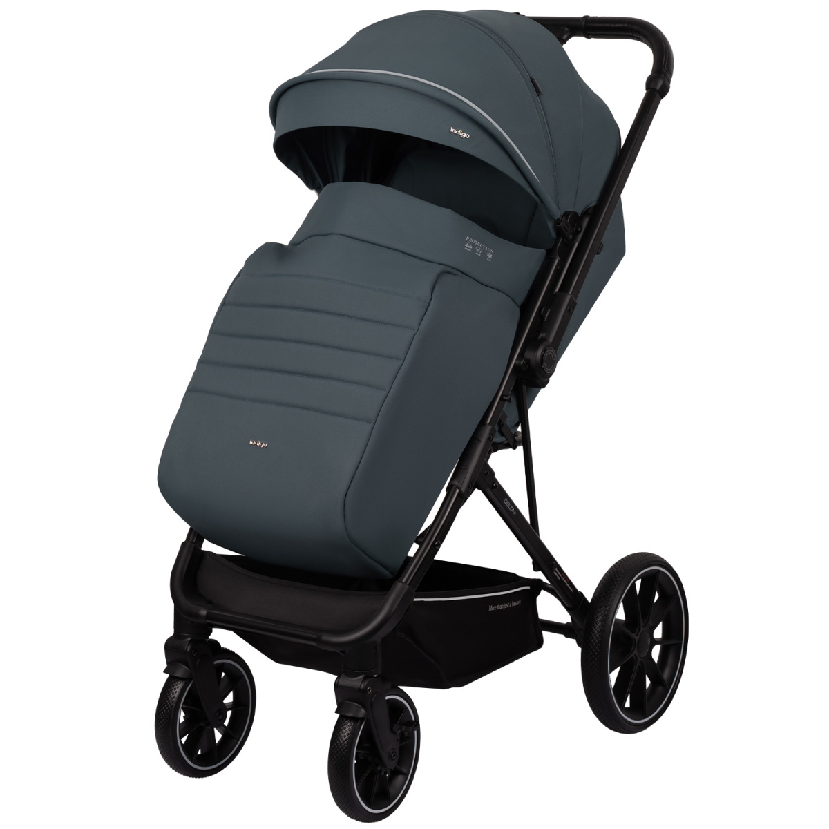 Коляска прогулочная Indigo Delta+ синий