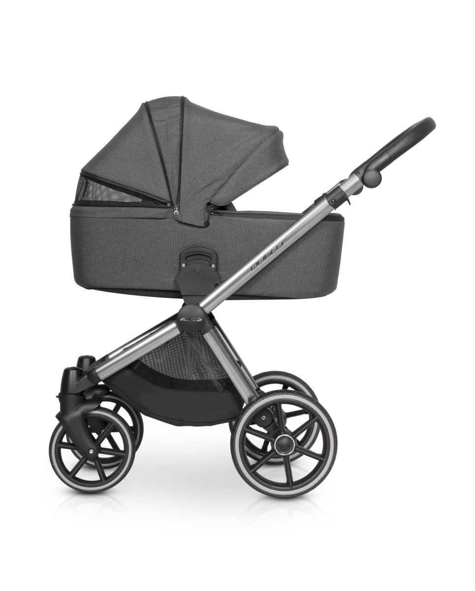 Коляска 3 в 1 Riko Qubus 02 черный