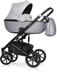 Коляска 3 в 1 Riko Basic Ozon Shine 03 серый