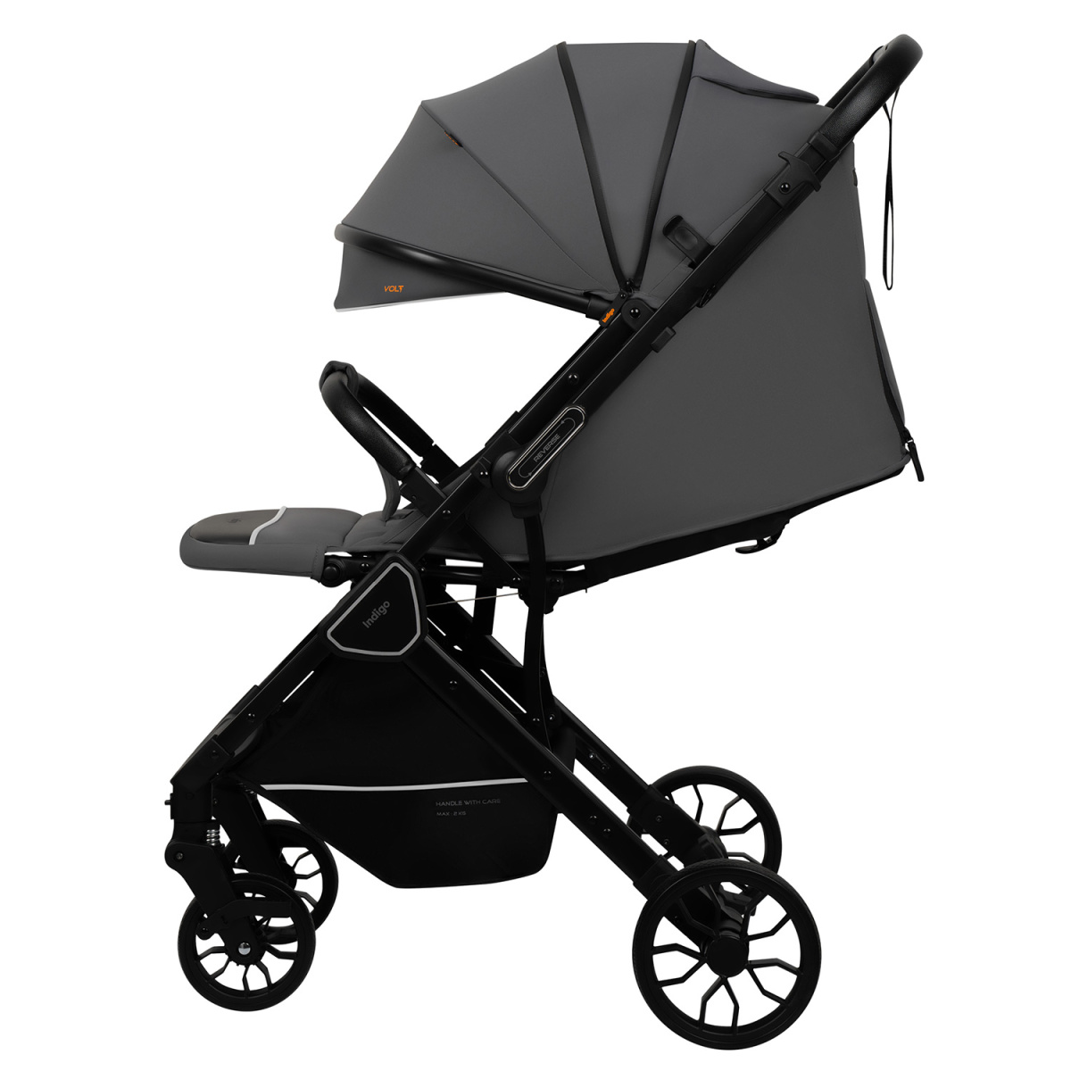 Коляска прогулочная Indigo VOLT темно-серый