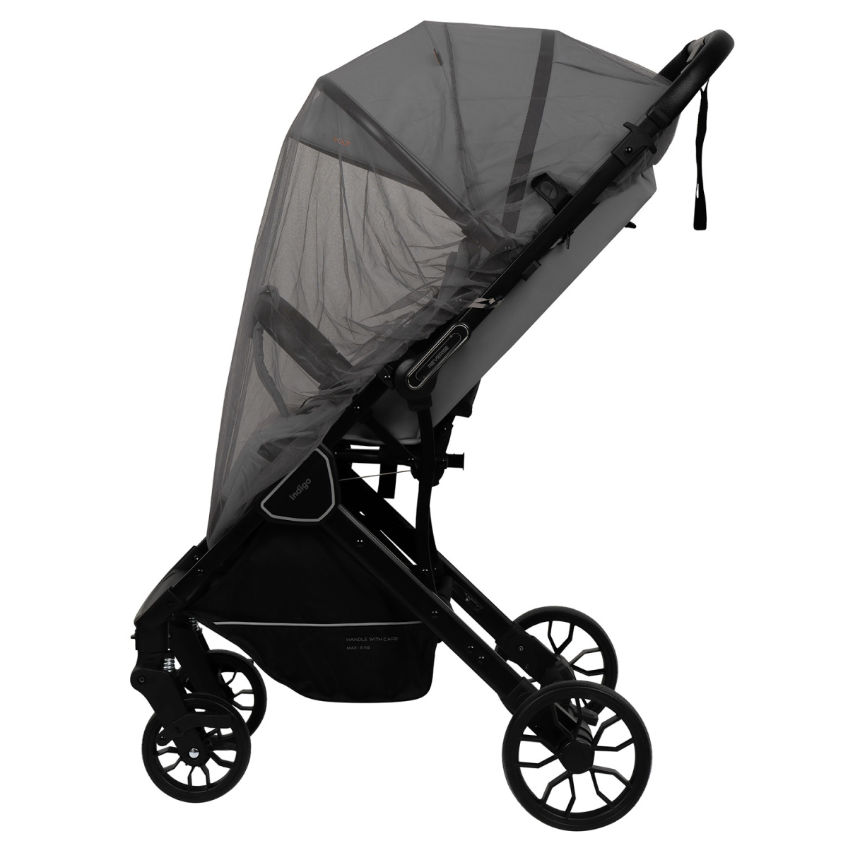 Коляска прогулочная Indigo VOLT светло-серый