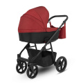 Коляска Camarelo Picco 3 в 1 красный меланж