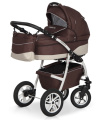 Коляска 2 в 1 Riko Modus 01 коричнево-бежевый
