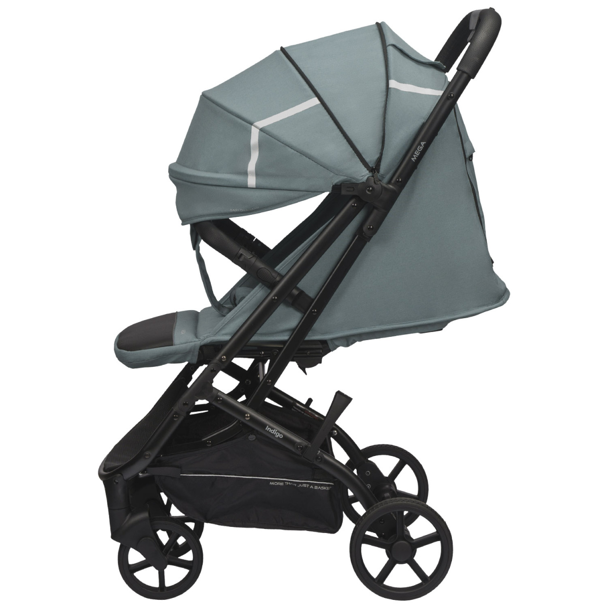 Коляска прогулочная Indigo MEGA голубой