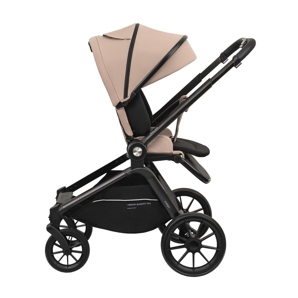 Коляска прогулочная Indigo SOLAR бежевый