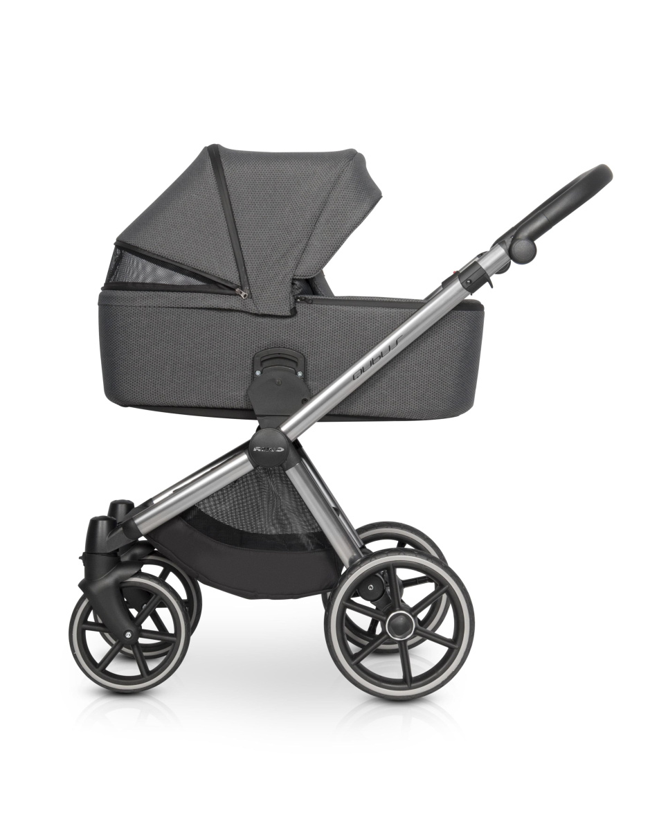 Коляска 3 в 1 Riko Qubus 02 черный