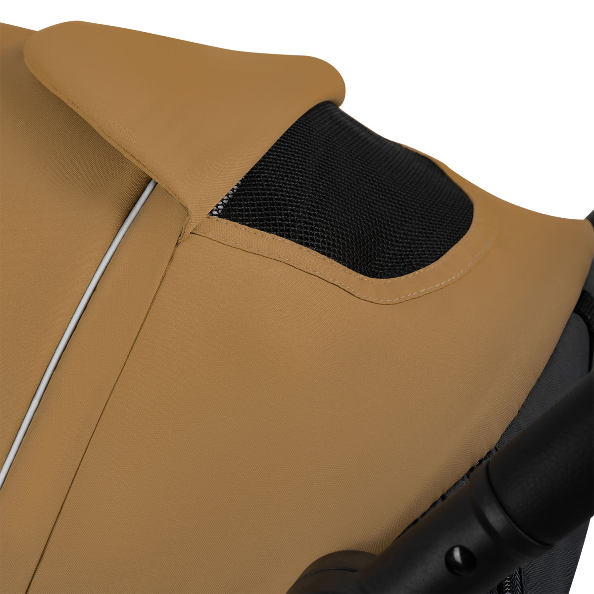 Коляска прогулочная Indigo EPICA XL AIR с сумкой бежевый-серый