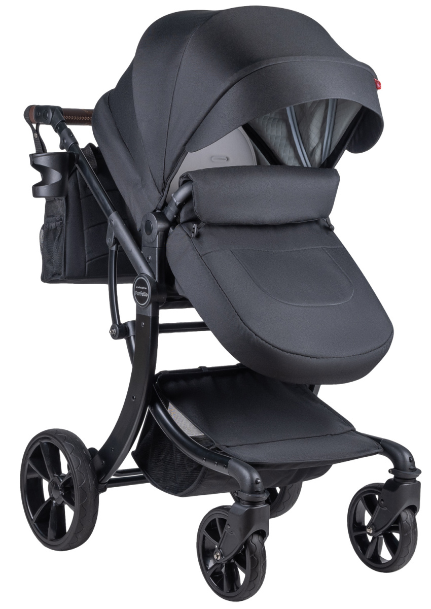 Коляска трансформер Farfello Aimile Original New Black (Черный NDB-1)