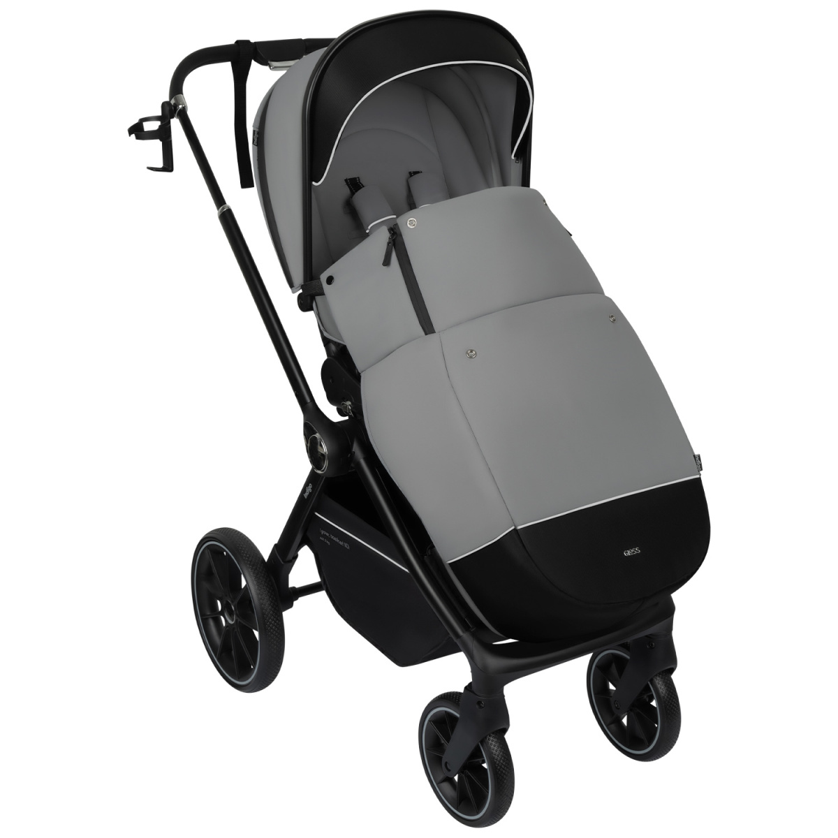 Коляска прогулочная Indigo GLOSS светло-серый