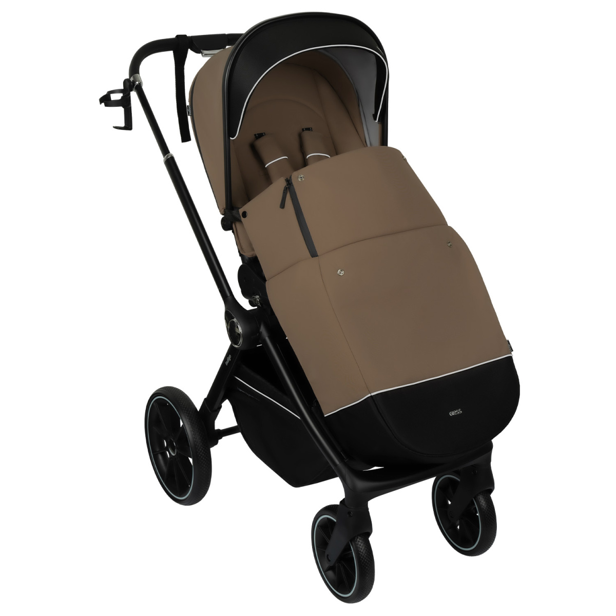 Коляска прогулочная Indigo GLOSS темно-бежевый