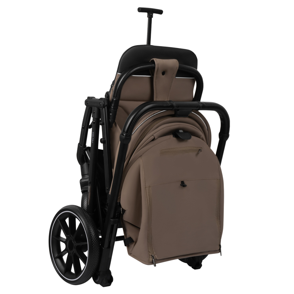 Коляска прогулочная Indigo Delta+ темно-бежевый