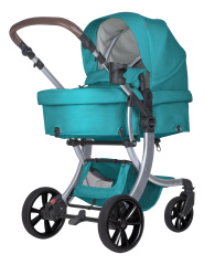 Коляска трансформер Farfello Aimile Original New Silver (Голубая гавань NDS-6)
