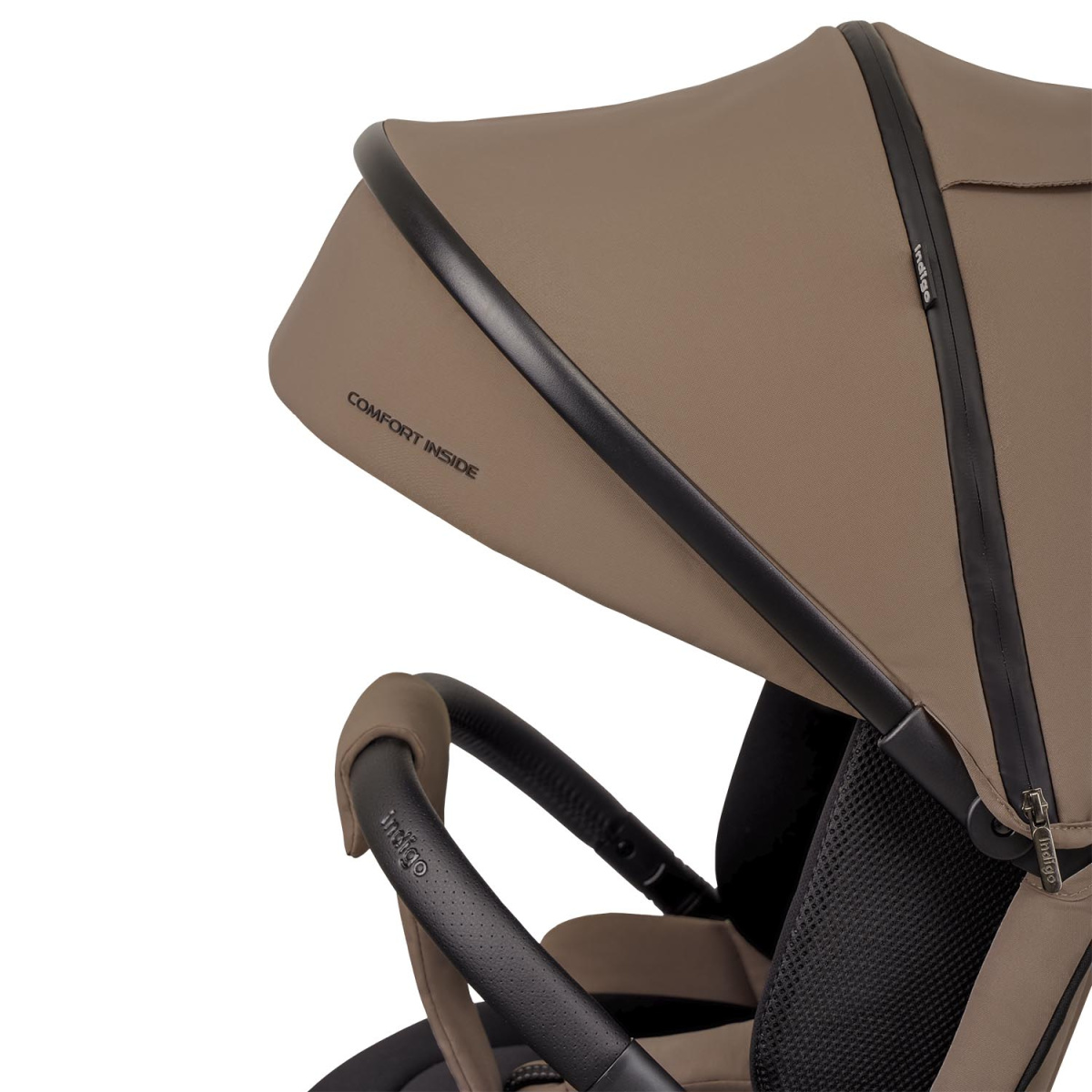 Коляска прогулочная Indigo SOLAR темно-бежевый