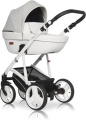 Коляска 2 в 1 Riko Basic Aicon 01 серо-белый
