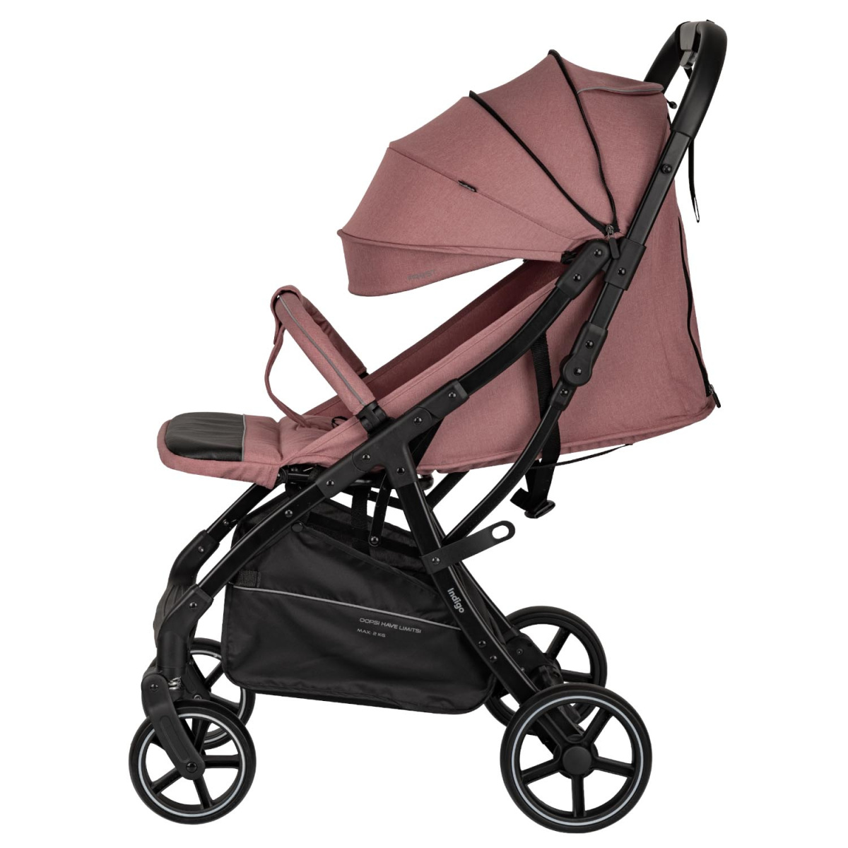 Коляска прогулочная Indigo FROST розовый