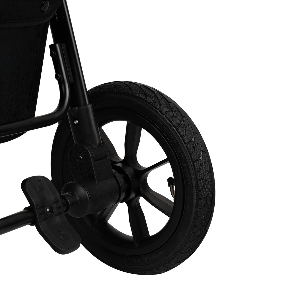 Коляска прогулочная Indigo EPICA XL AIR с сумкой черный