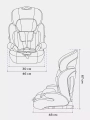 Автокресло Rant Basic Spark Next Isofix группа 1/2/3 (9-36 кг) Black