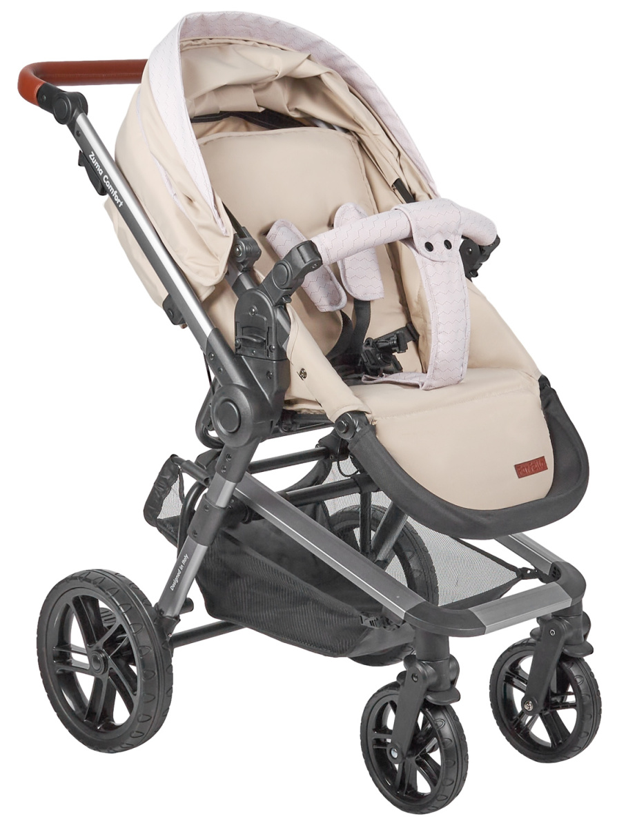 Коляска модульная 2 в 1 Farfello Zuma Duo Comfort (ZDC-13 Бежевый)
