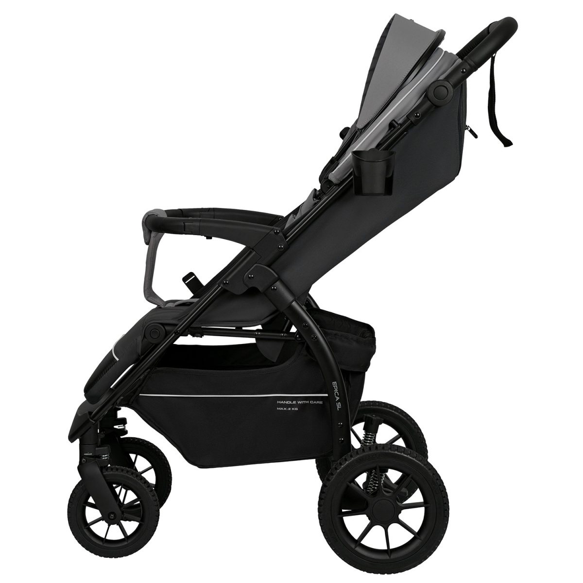 Коляска прогулочная Indigo EPICA SL, светло-серый