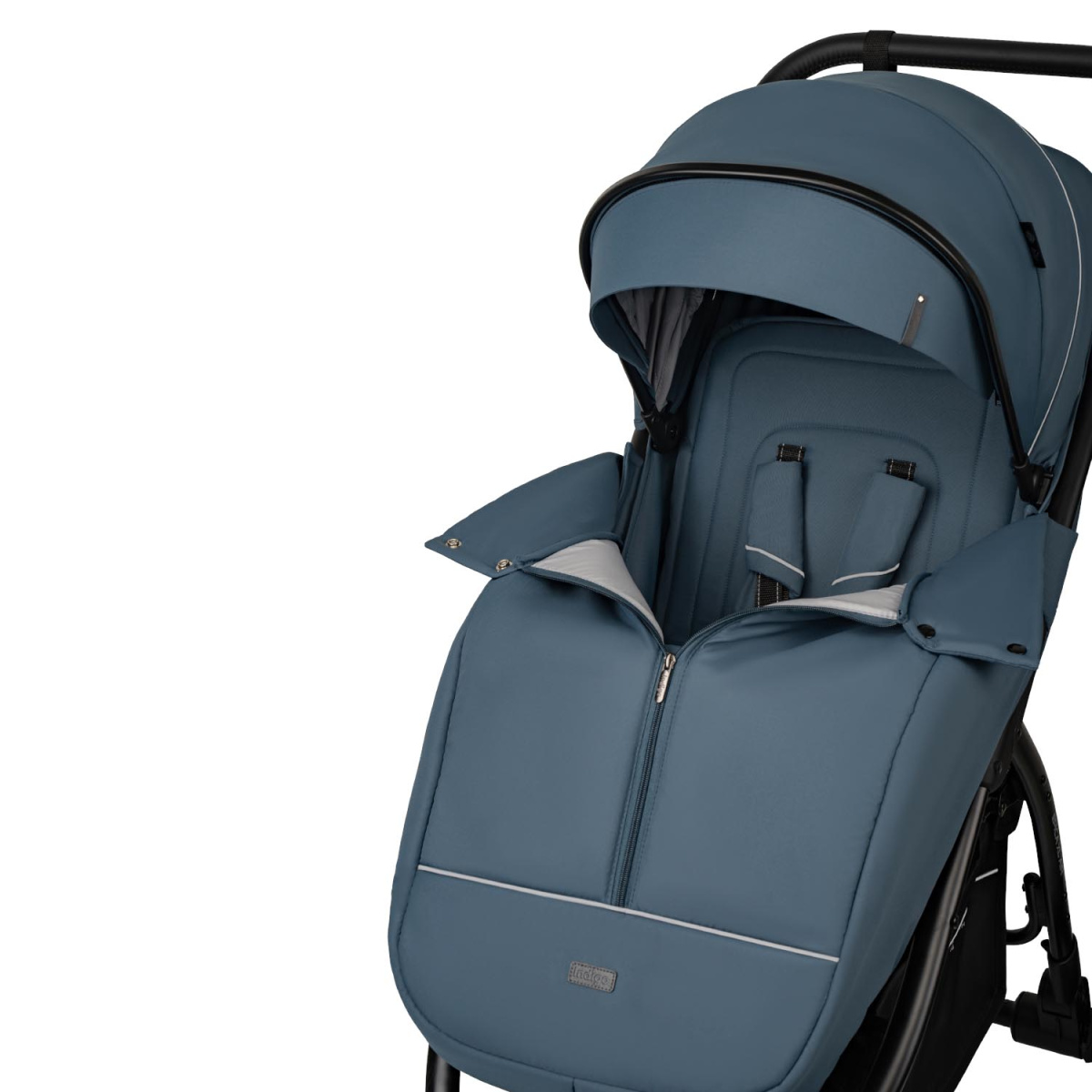 Коляска прогулочная Indigo EPICA XL AIR с сумкой синий