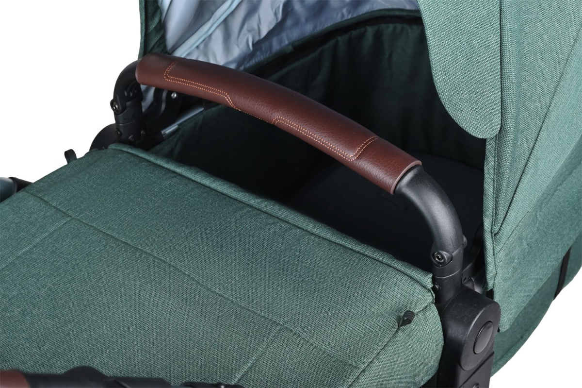 Коляска трансформер Farfello Aimile Original New Silver (Вечнозеленый NDS-1)