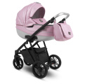 Коляска Camarelo Zeo 2 в 1 экокожа пудровый