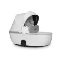 Коляска 2 в 1 Riko Basic Ozon Premium 31 белый-серебристый