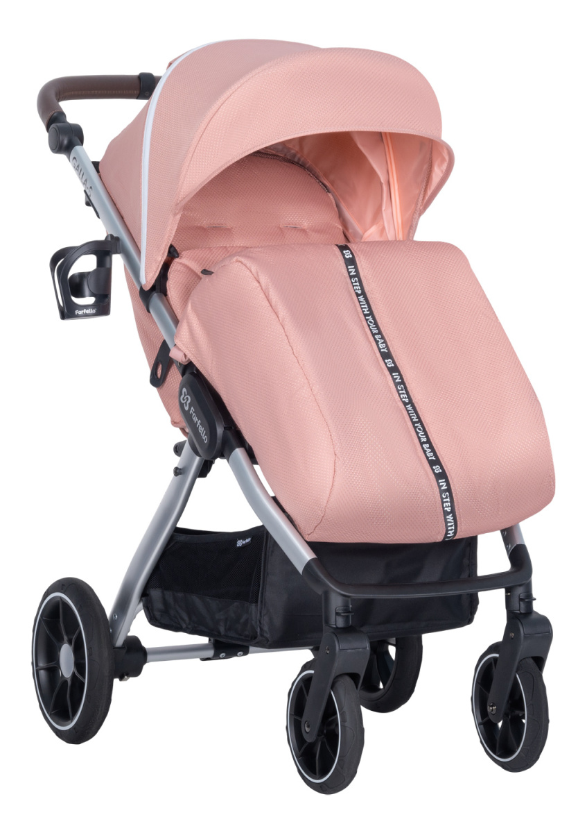 Коляска детская прогулочная Farfello Galla-S (Coral almond/Коралловый)