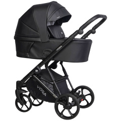 Коляска 3 в 1 Riko Basic Yoga Ecco 12 Black, Черный