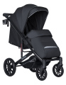 Коляска детская прогулочная Farfello Bonnie black (Charcoal Black/Угольно-черный)