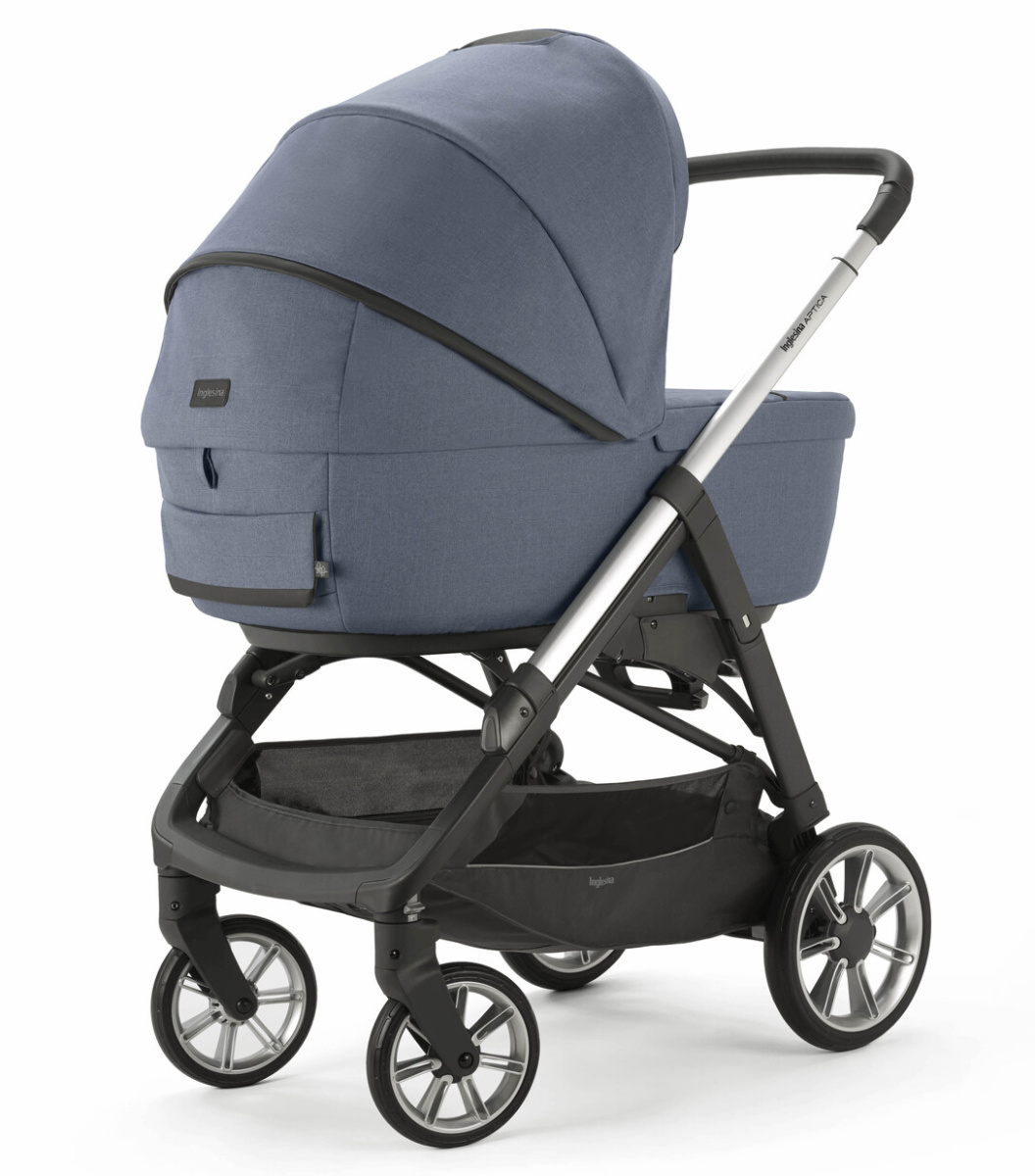 Коляска 3 в 1 Inglesina Aptica с подставкой под люльку Stand Up, Alaska Blue